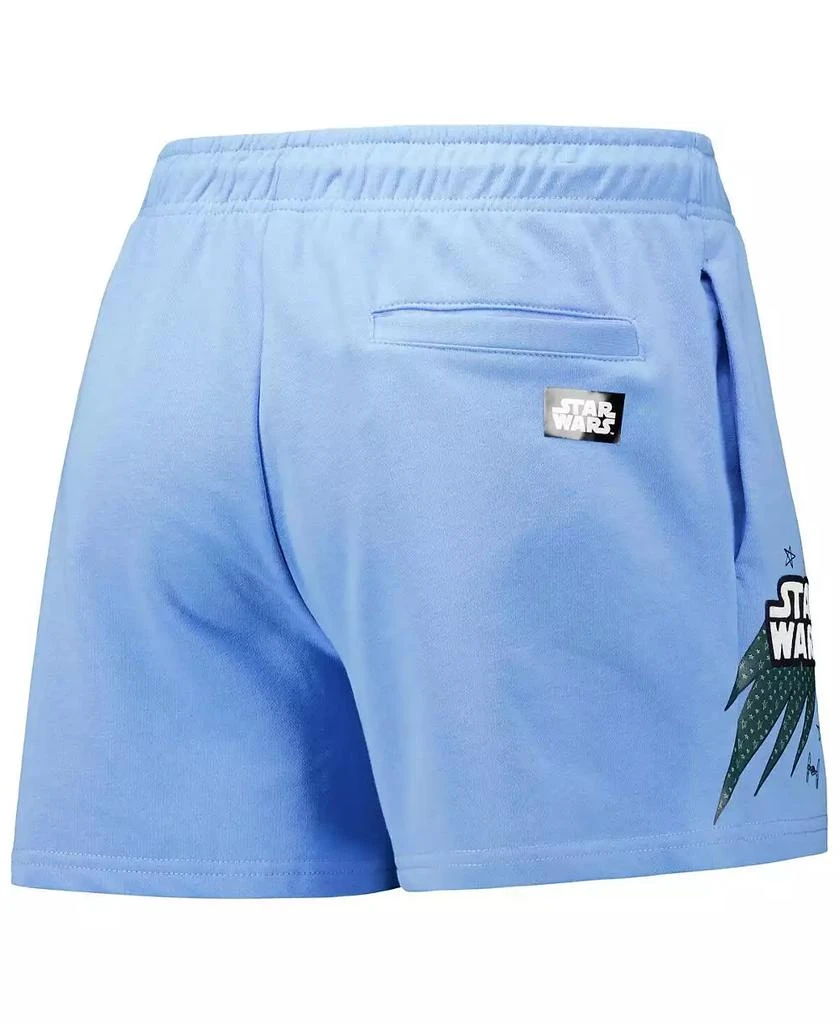 Freeze Max Women's Blue Star Wars Pop Art Fleece Club Shorts 2