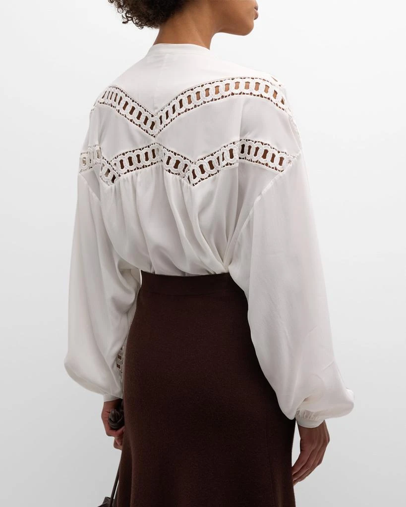 Iro Brent Embroidered Long-Sleeve Top 6