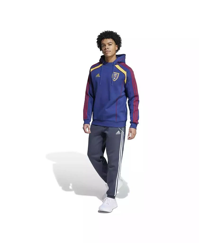 Adidas Men's Blue Real Salt Lake 2025 Travel Pullover Hoodie 2
