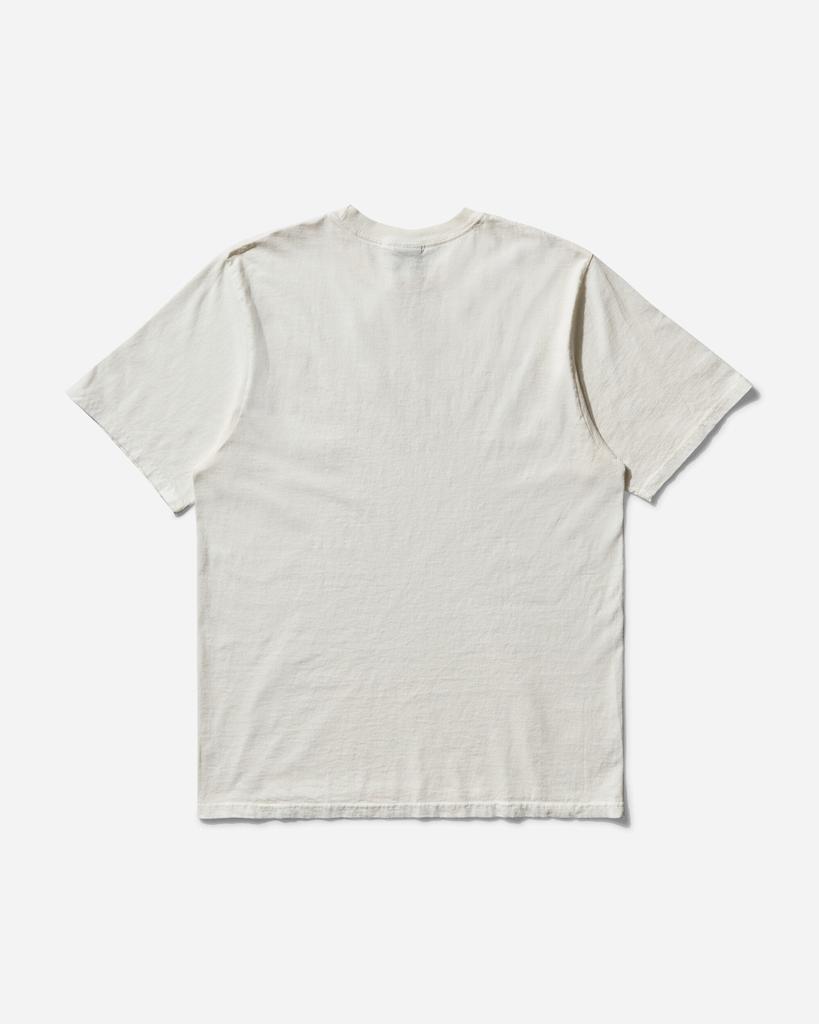 STUSSY Men's Strong Mac Pigment Dyed T-Shirt Natural