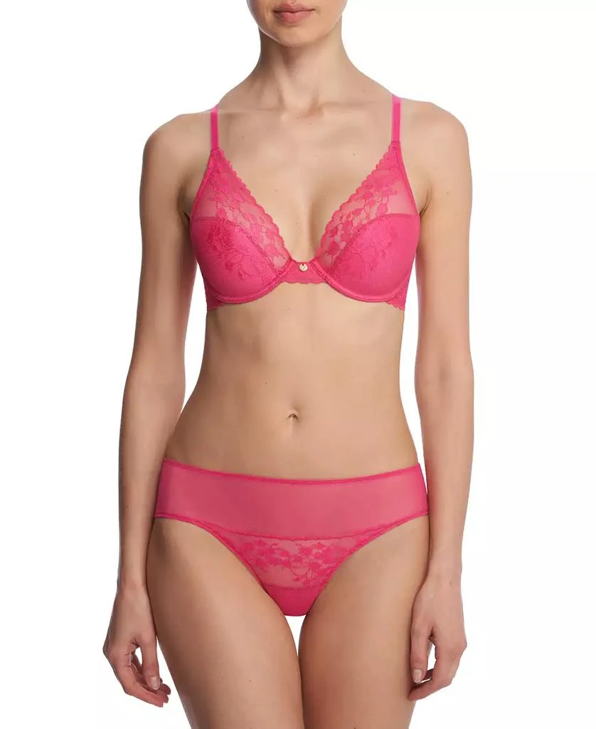 Natori Women's Cherry Blossom Convertible Contour Underwire Bra 721191 6
