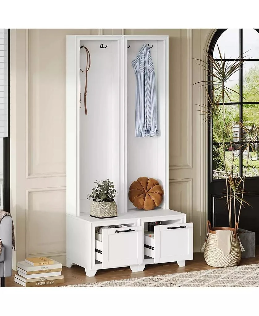 Streamdale Furniture Hall Tree Set of 2 - Entryway Coat Rack
Bench