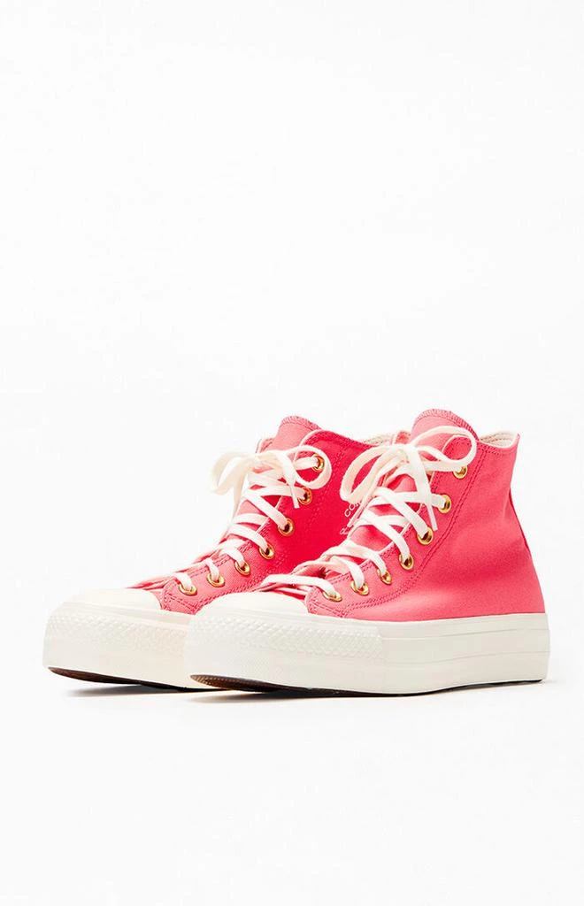 Converse Rose Chuck Taylor All Star Lift High Top Sneakers 2