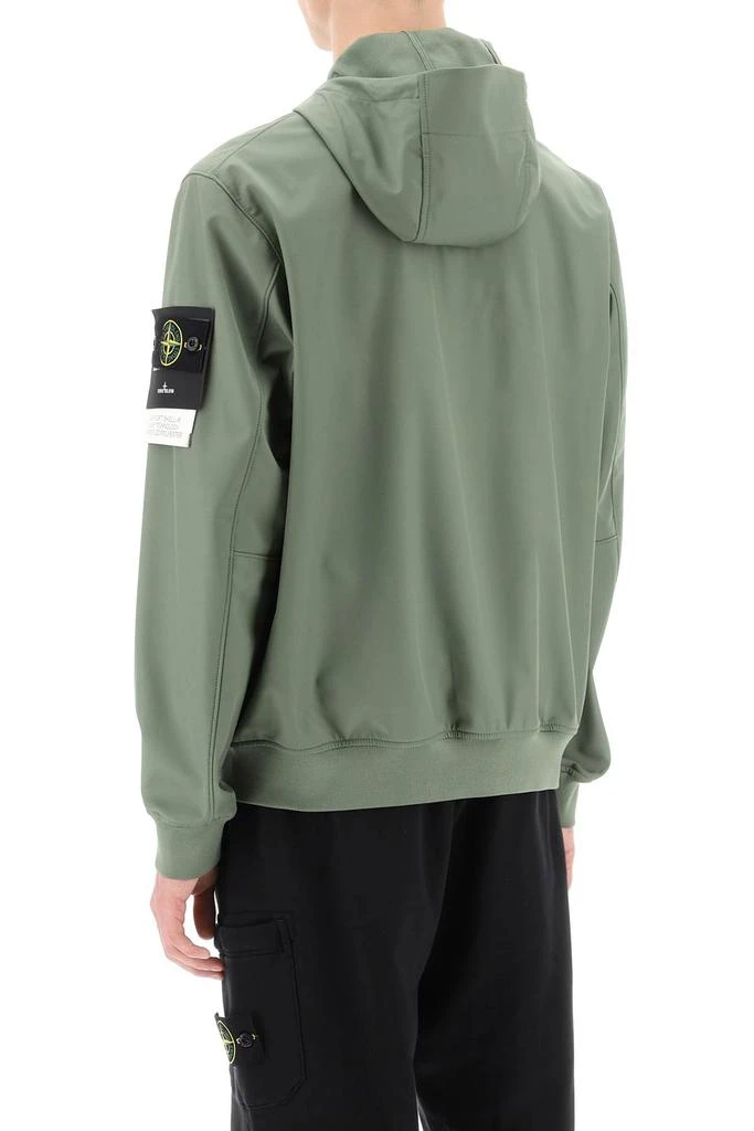 Stone Island light soft shell-r hooded jacket 3