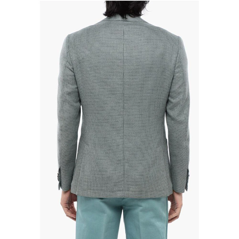 Corneliani Jacquard Wool Blend CERIM ACADEMY Unlined Men's Blazer 2