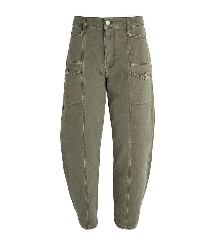Paige Alexis High-Rise Straight Cargo Jeans 1