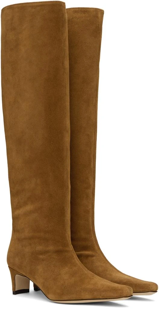 Staud Tan Wally Suede Tall Boots 4