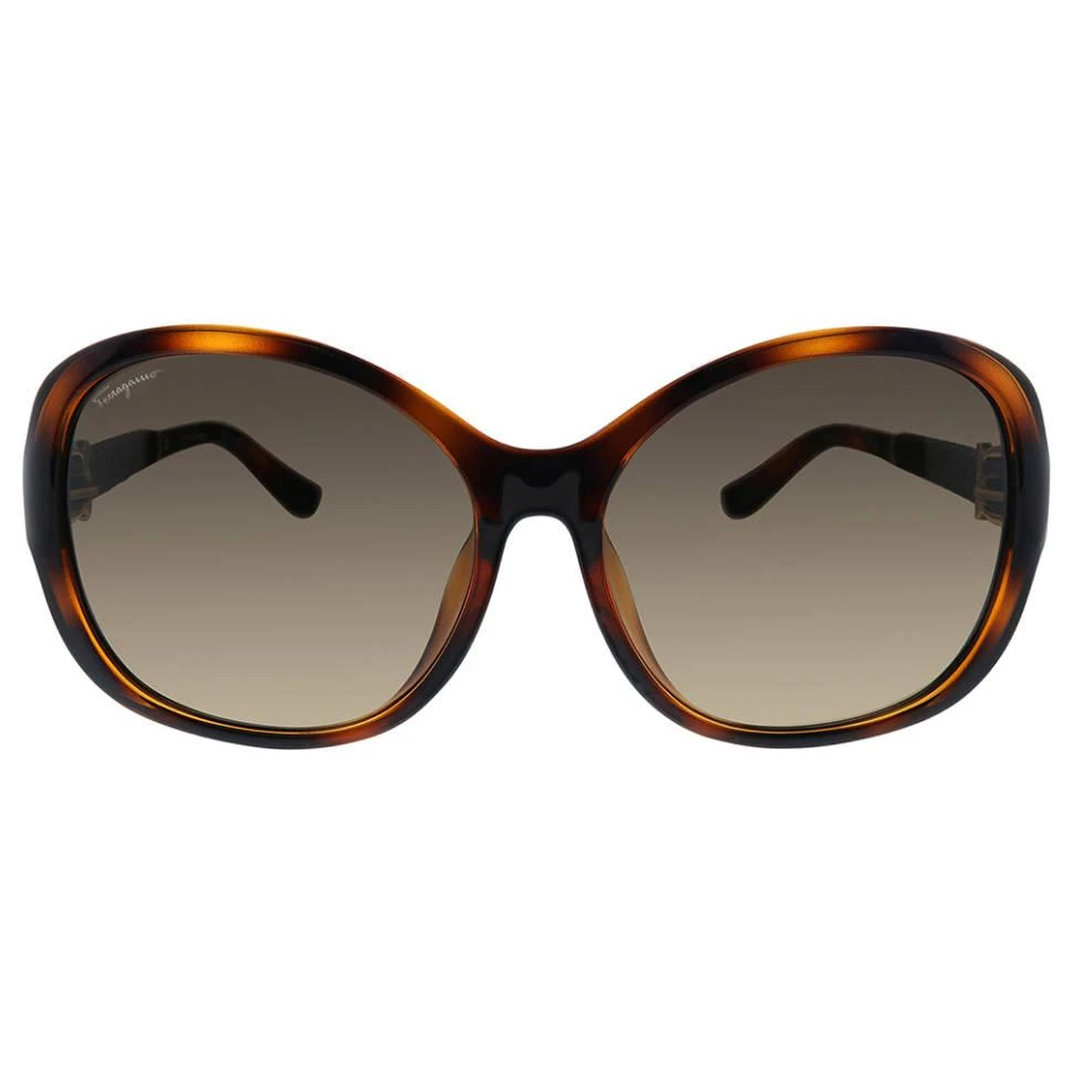 Salvatore Ferragamo Ferragamo Women's Brown Square Sunglasses 2