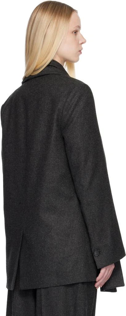 Totême Gray Scarf Blazer 3