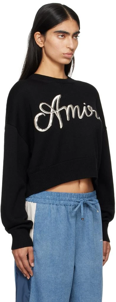 AMIRI Black MA Swirl Sweater 2