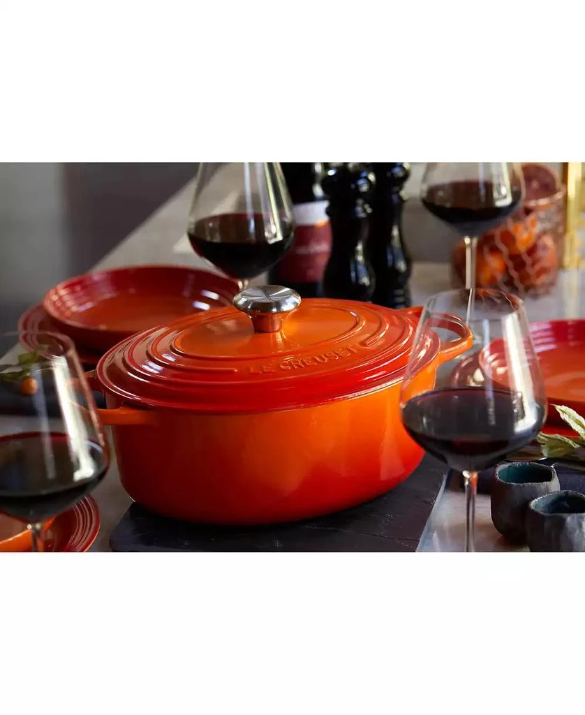 Le Creuset 5-Qt. Signature Enameled Cast Iron Oval Dutch Oven 6