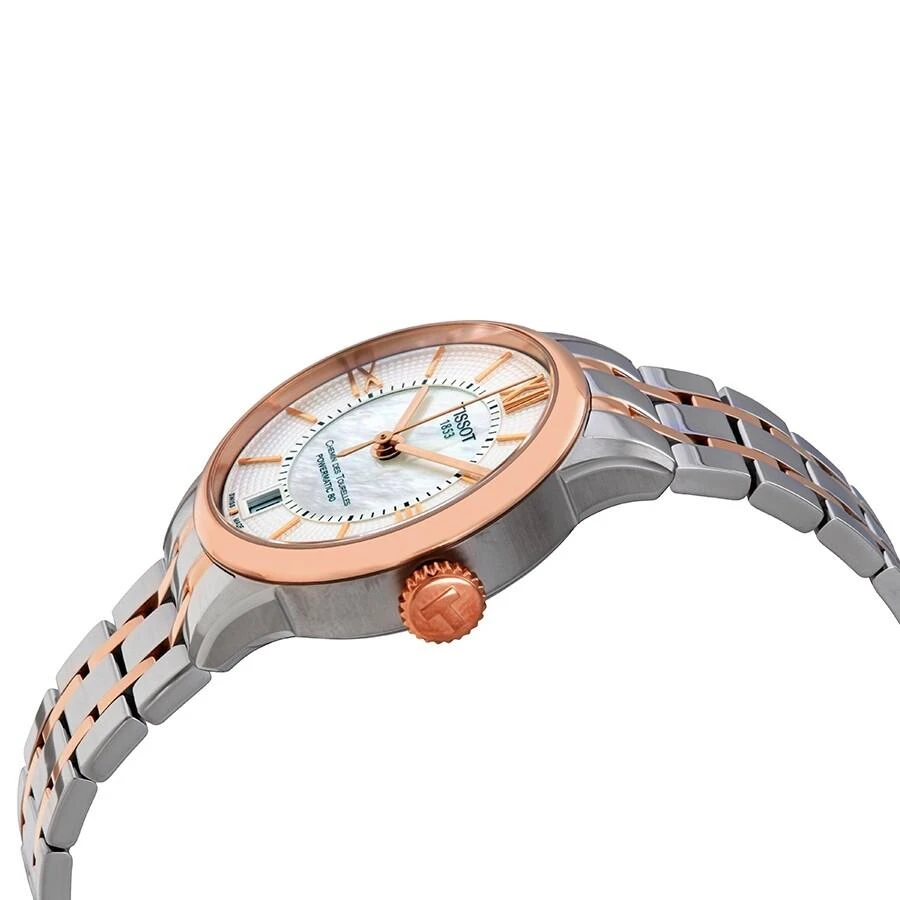 Tissot Chemin des Tourelles Automatic Mother of Pearl Dial Ladies Watch T099.207.22.118.02 2