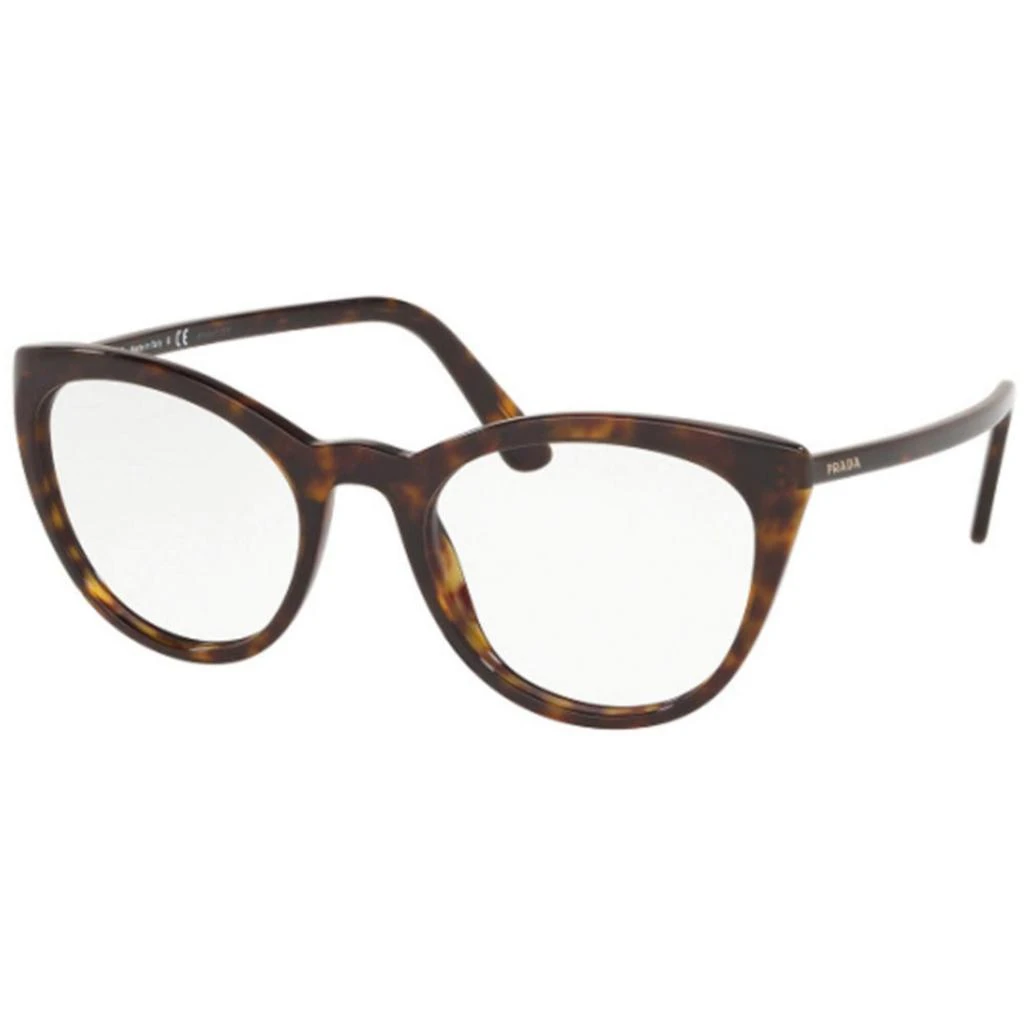 Prada Prada Women's Eyeglasses - Havana Square Full-Rim Frame | PRADA 0PR07VV 2AU1O151 1