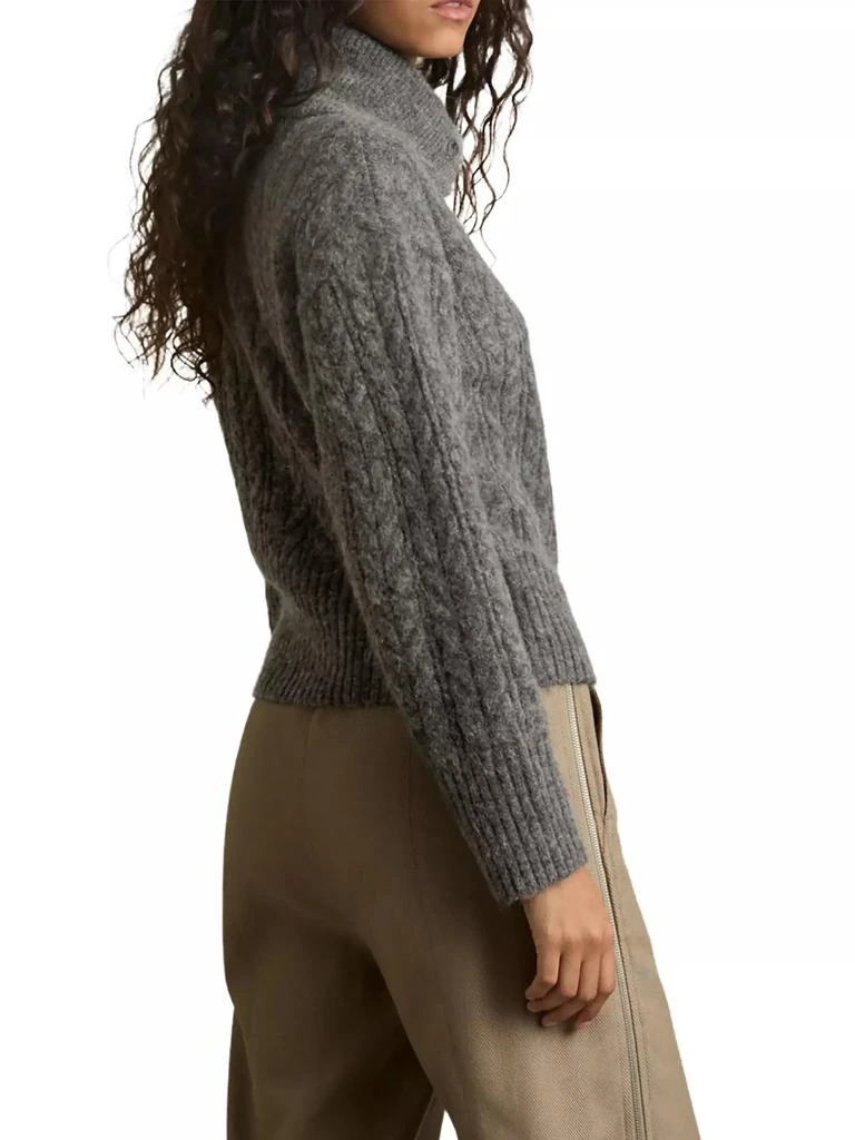 REISS Etta Crop Cable-Knit Sweater 4