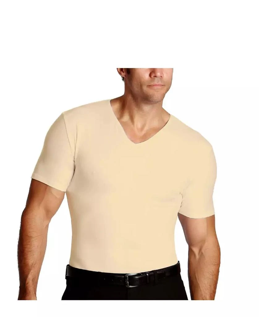 Instaslim Insta Slim Men's Compression Short Sleeve V-Neck T-Shirt 12