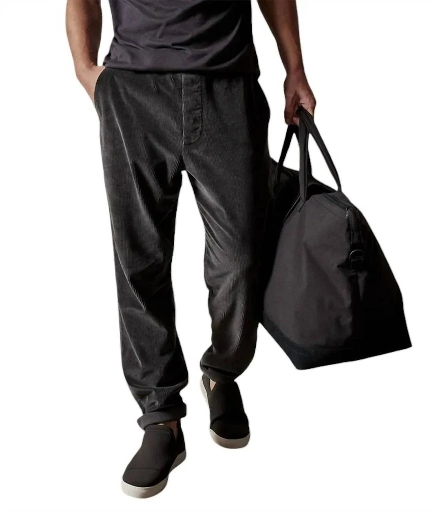 James Perse Relaxed Fit Corduroy Chino Pant In Magma Pigment 1
