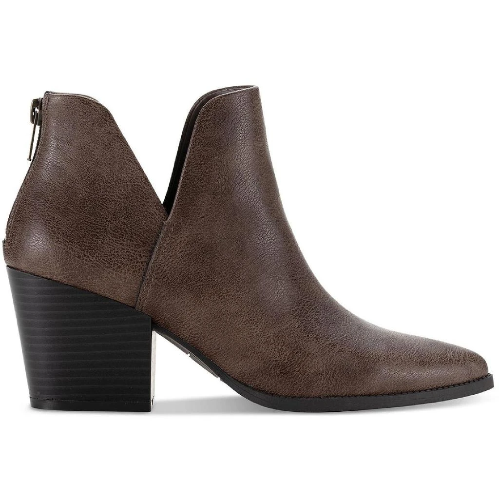 Sun + Stone Eliza Womens Faux Leather Almond Toe Ankle Boots 2