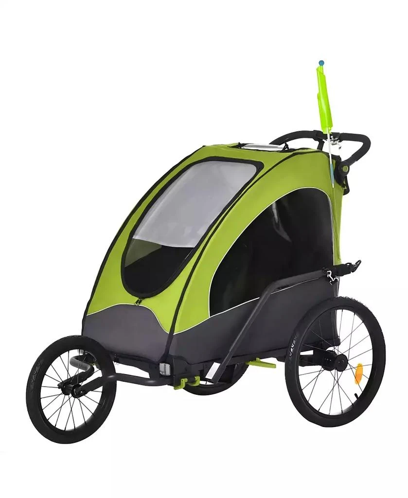 HONGGE 3 in 1 Kids Bike Trailer Jogger and Stroller