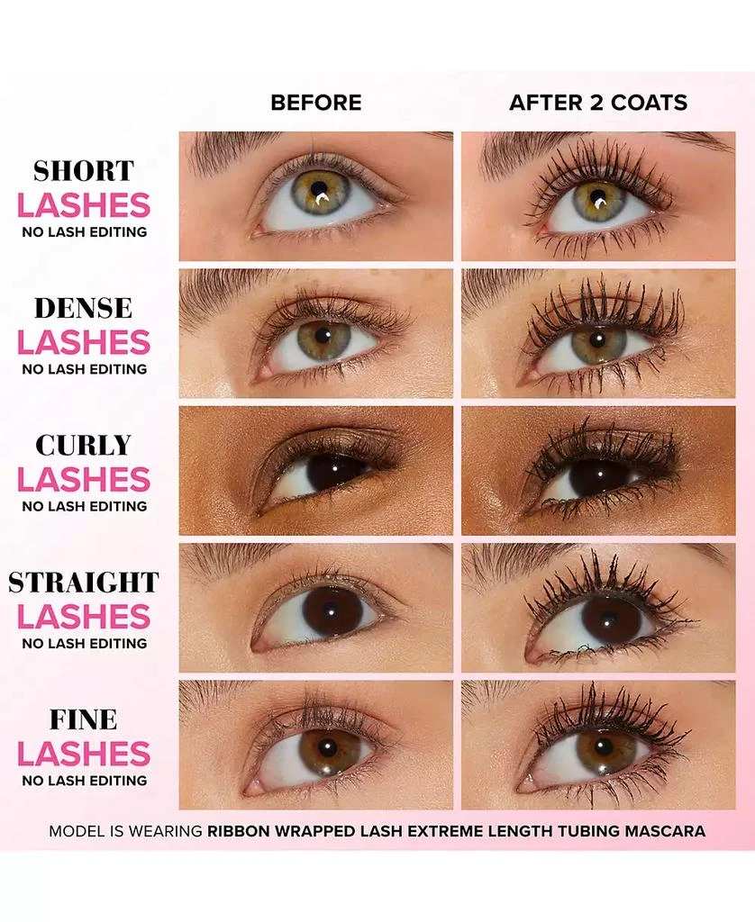 Too Faced Travel-Size Ribbon Wrapped Lash Tubing Mascara 5
