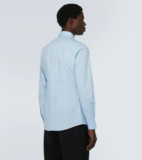 Dolce & Gabbana Cotton-blend poplin Oxford shirt 4