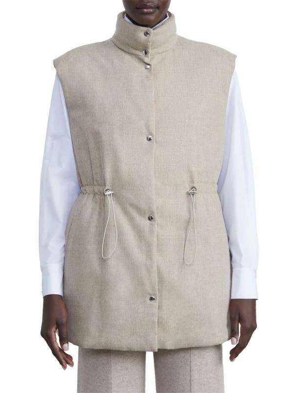 Lafayette 148 New York Reversible Quilted Vest 3