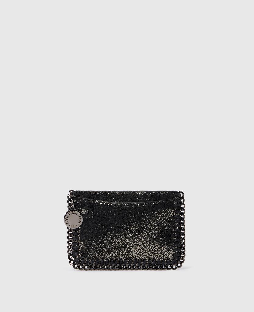 Stella McCartney Stella McCartney - Falabella Zip Cardholder, Woman, Black