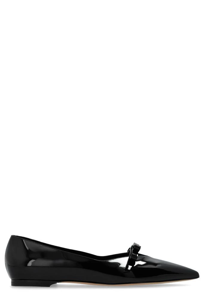 CASADEI Casadei Tiffany Bow Detailed Ballerina Shoes 1