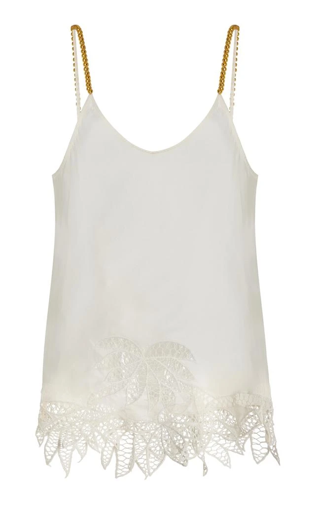Diotima Diotima - Bennett Silk Camisole Top - White - 1 - Moda Operandi 1