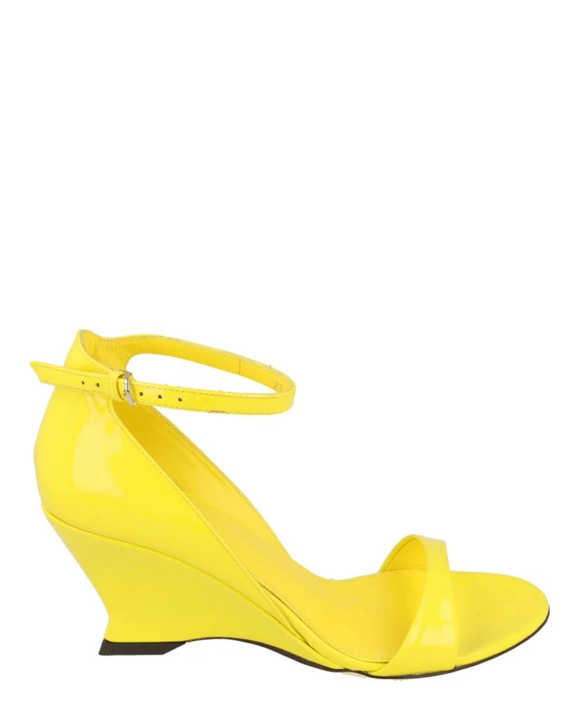 Salvatore Ferragamo Vidette Patent Leather Wedge Sandals 1