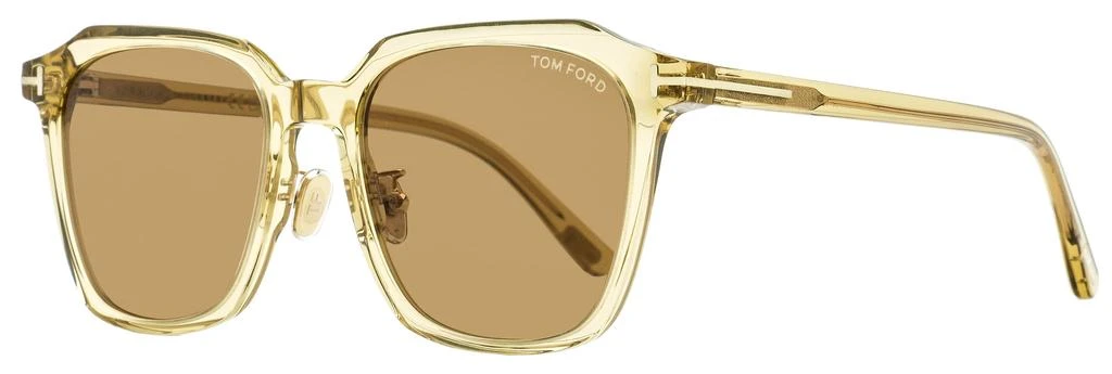 Tom Ford Tom Ford Unisex Square Sunglasses TF971K 45E Amber 54mm 1