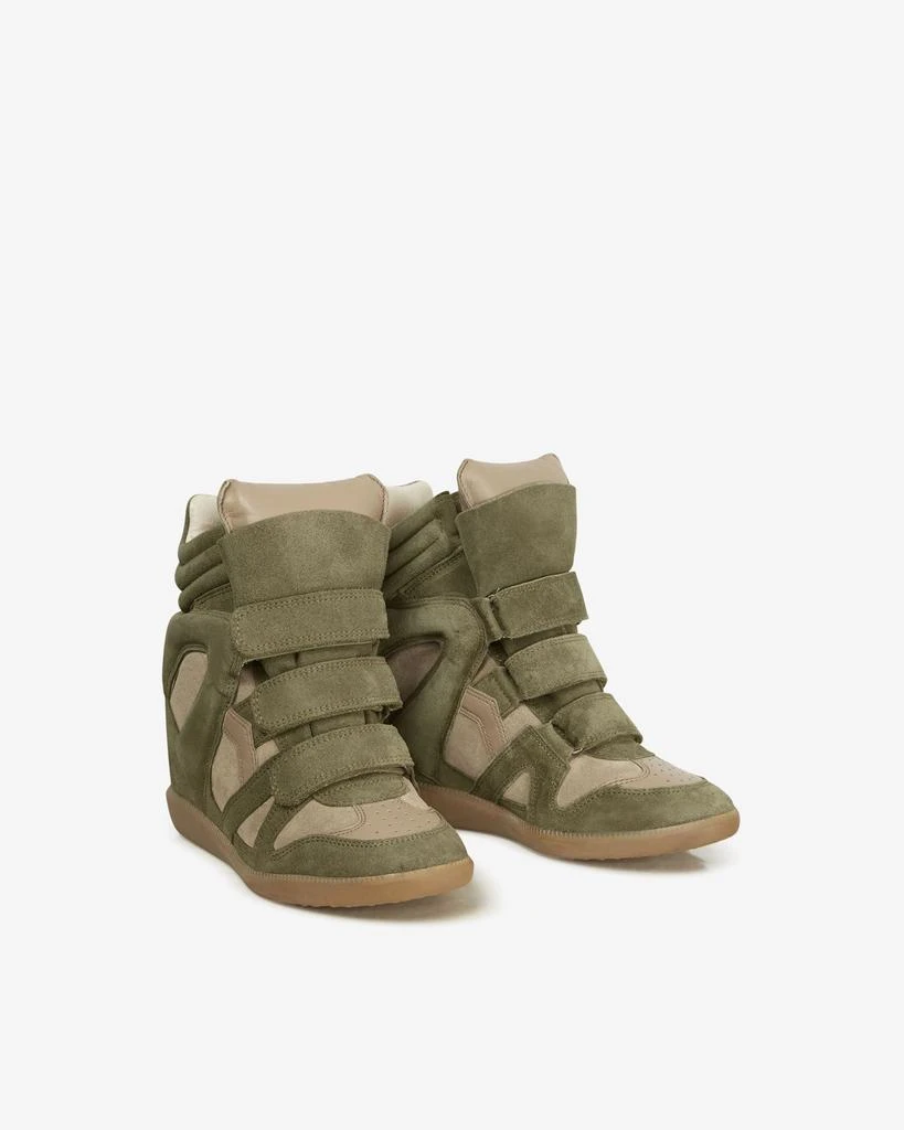 Isabel Marant ISABEL MARANT, BEKETT LEATHER SNEAKERS - Women - Brown - 37 1