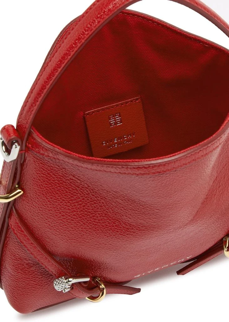 Givenchy Voyou Nano grained-leather top handle bag 4