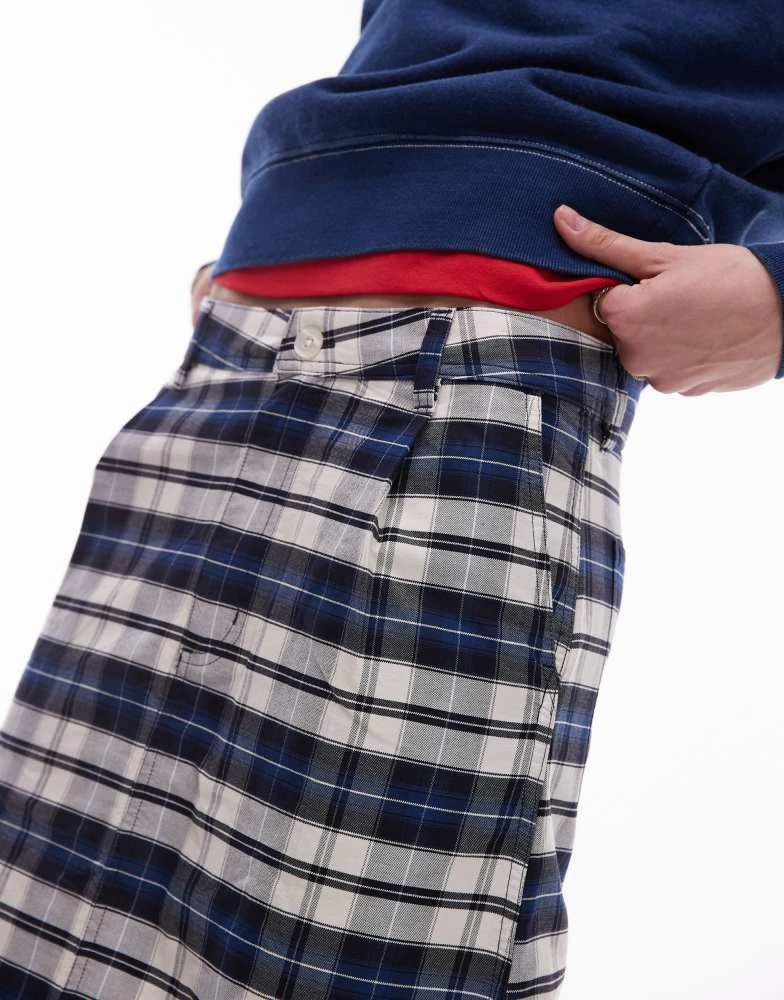 Carhartt WIP Carhartt WIP tarbell check skirt in navy 5