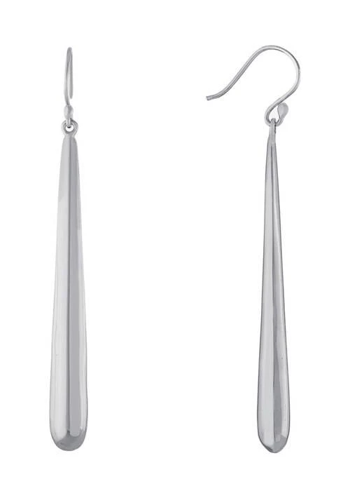 Belk Sterling Silver Sterling Silver Long Teardrop Earrings