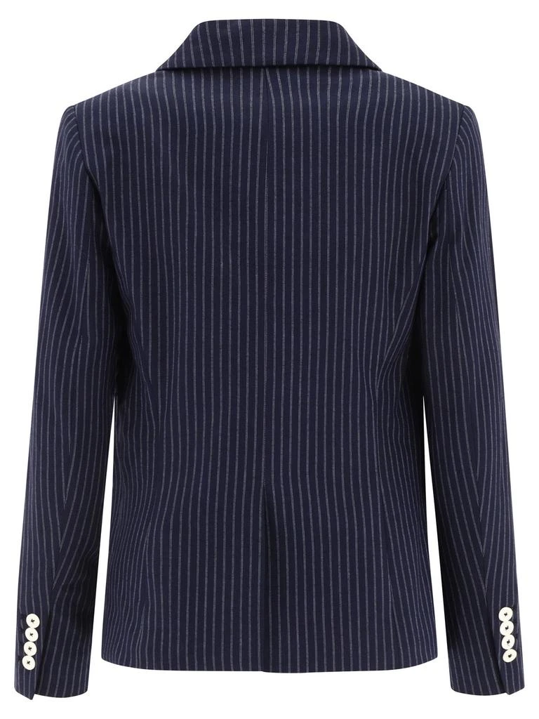 INES DE LA FRESSANGE Ines De La Fressange Pinstripe Blazer Jacket 2
