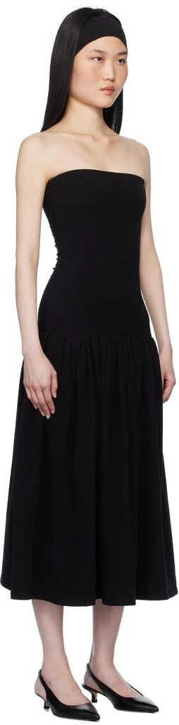 Gil Rodriguez Black 'The Tube' Dropwaist Convertible Midi Dress 2