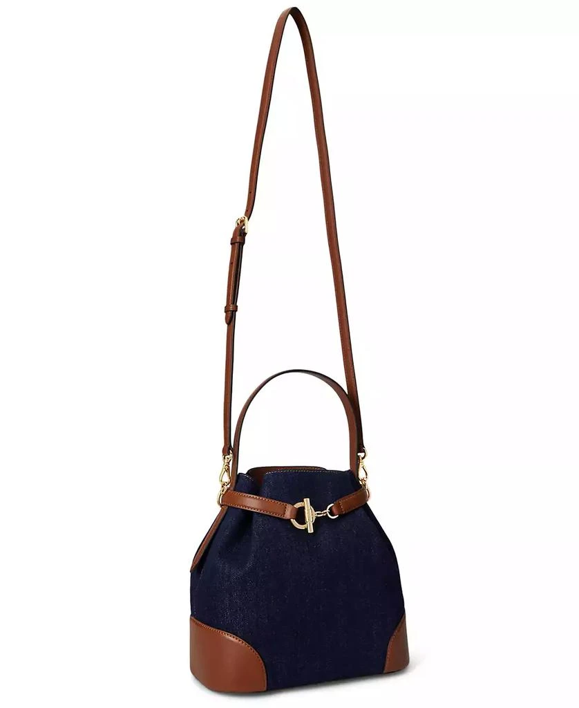 Ralph Lauren Small Denim Blaike Bucket Bag 4
