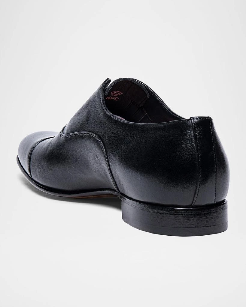 Santoni Men's Kenneth Cap-Toe Slip-On Derby Shoes 3