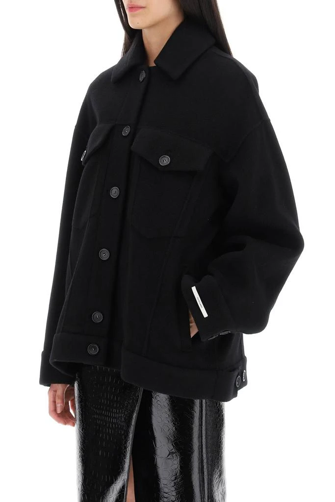 SPORTMAX single-breasted wool coat 4