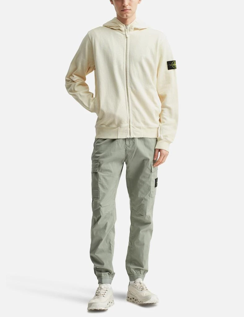 Stone Island Garment-Dyed Zip-Up Hoodie 5