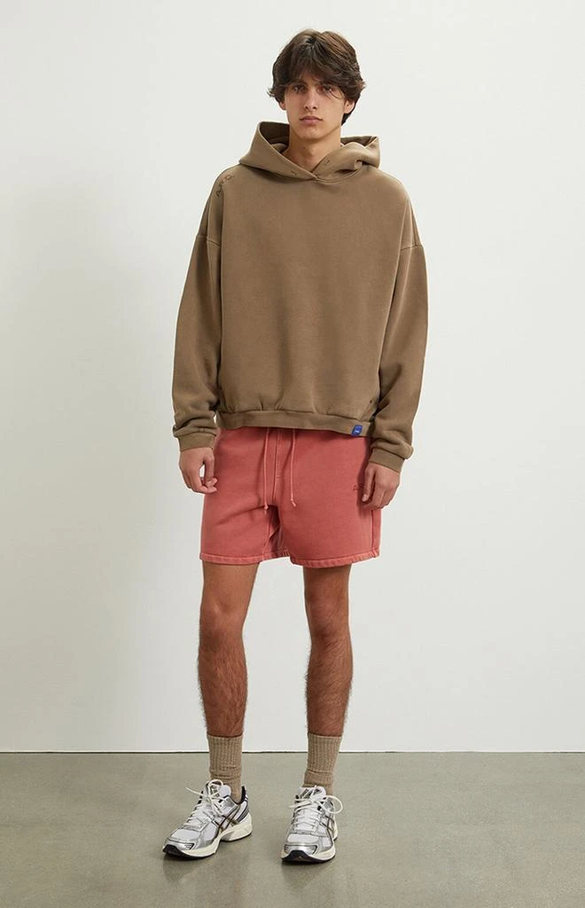 A.R.C. Red Heavyweight Fleece Sweat Shorts 2