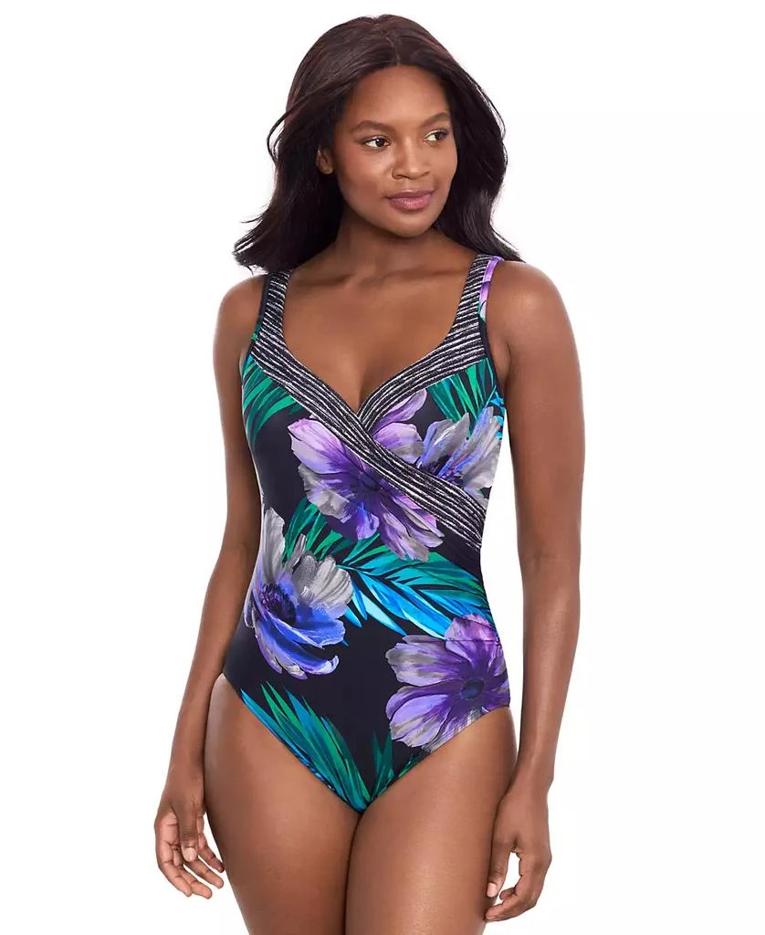 Miraclesuit Women's Flora Aurora It's A Wrap Swimsuit 1