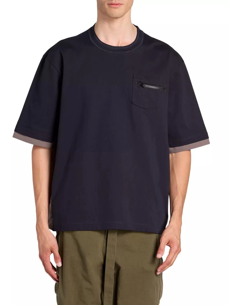 Sacai Cotton Jersey T-Shirt 3