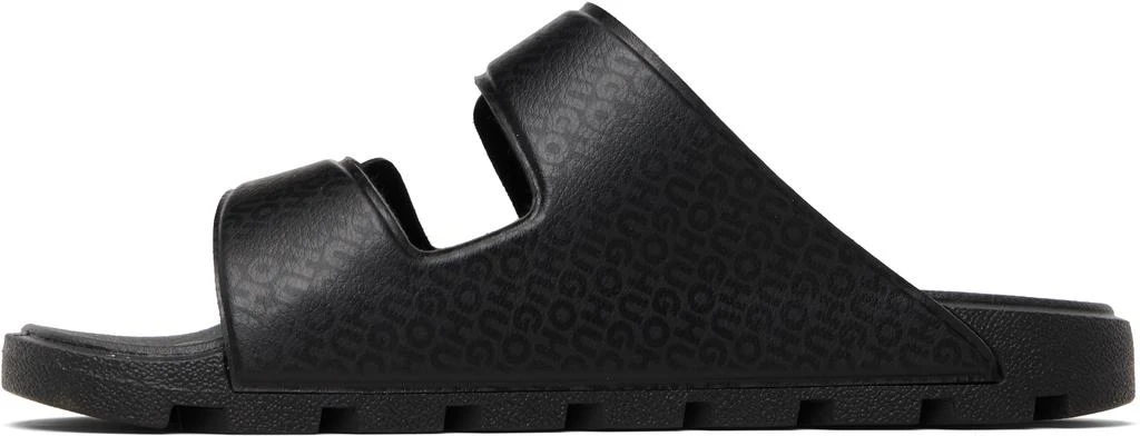 Hugo Boss Black Printed-Logo Sandals 3