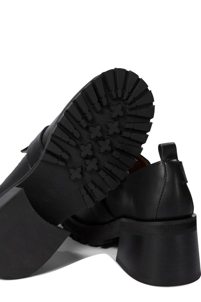 Ganni Ganni Feminine Buckle Platform Loafers 5