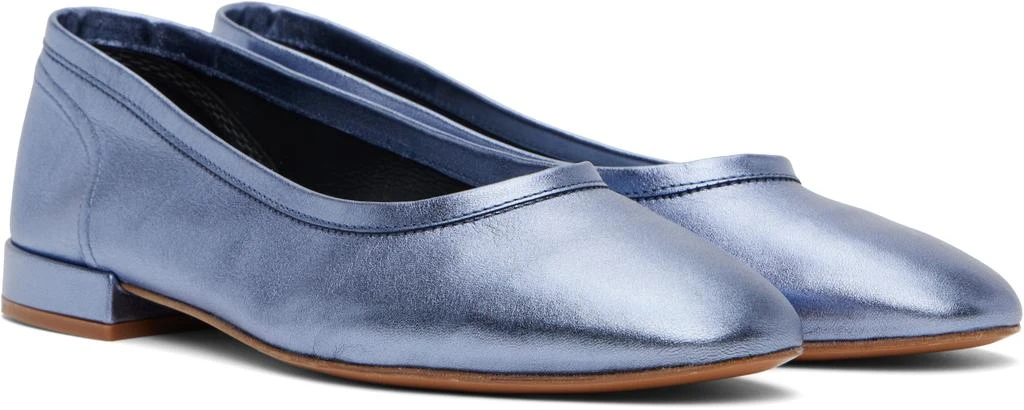 Maryam Nassir Zadeh Blue Serafina Ballerina Flats 4