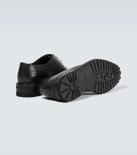 Manolo Blahnik Norton leather Oxford shoes 7