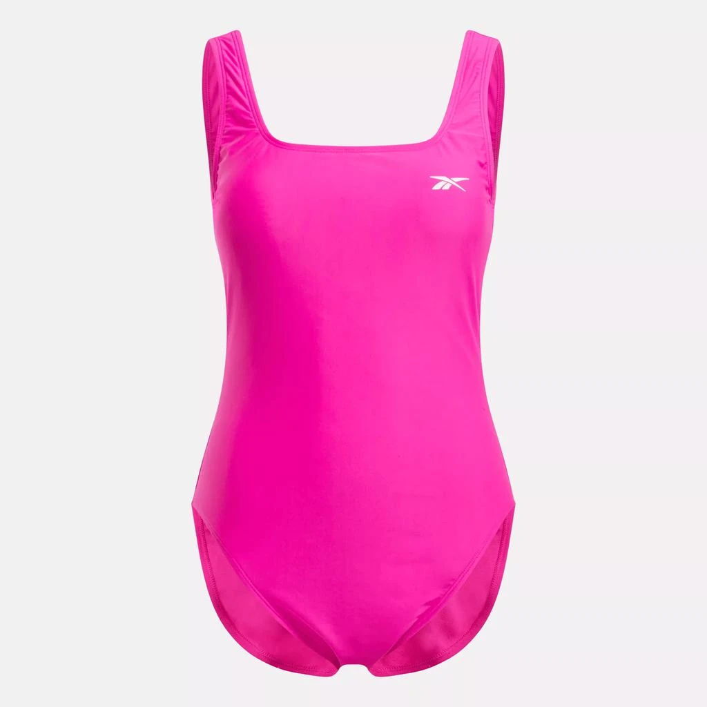 Reebok Women's Basic One-Piece Swimsuit with Low Scoop Back 4