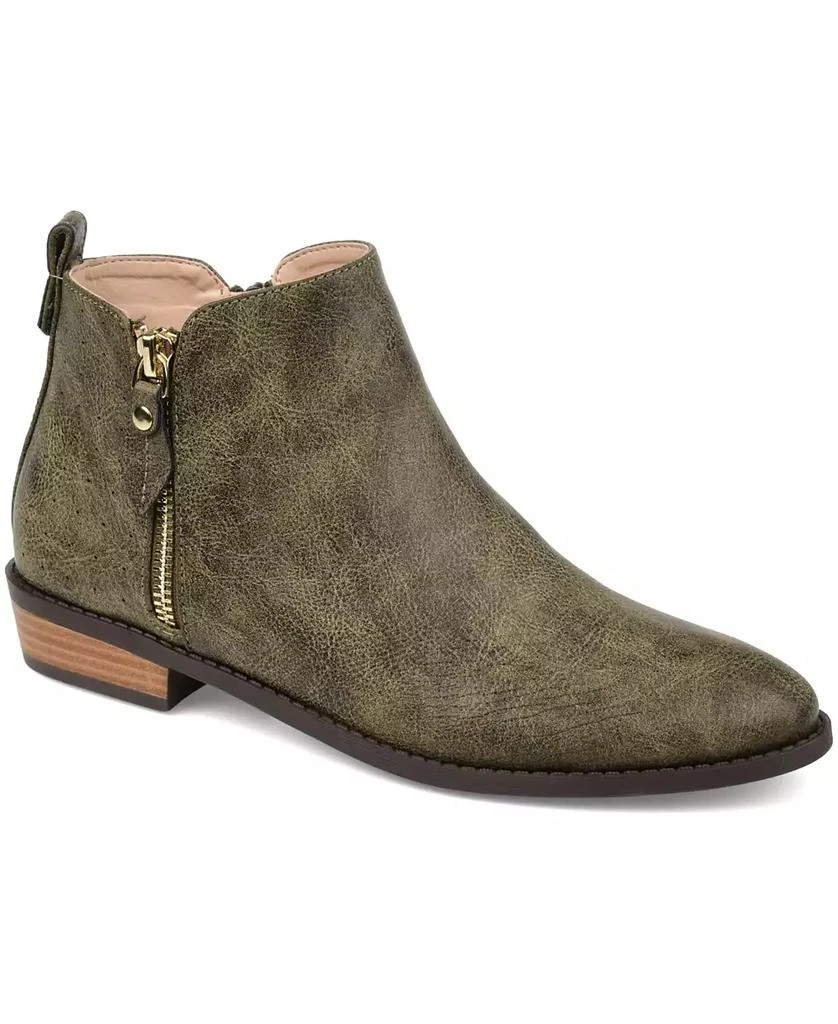 Journee Collection Women's Ellis Side Zip Ankle Booties 29