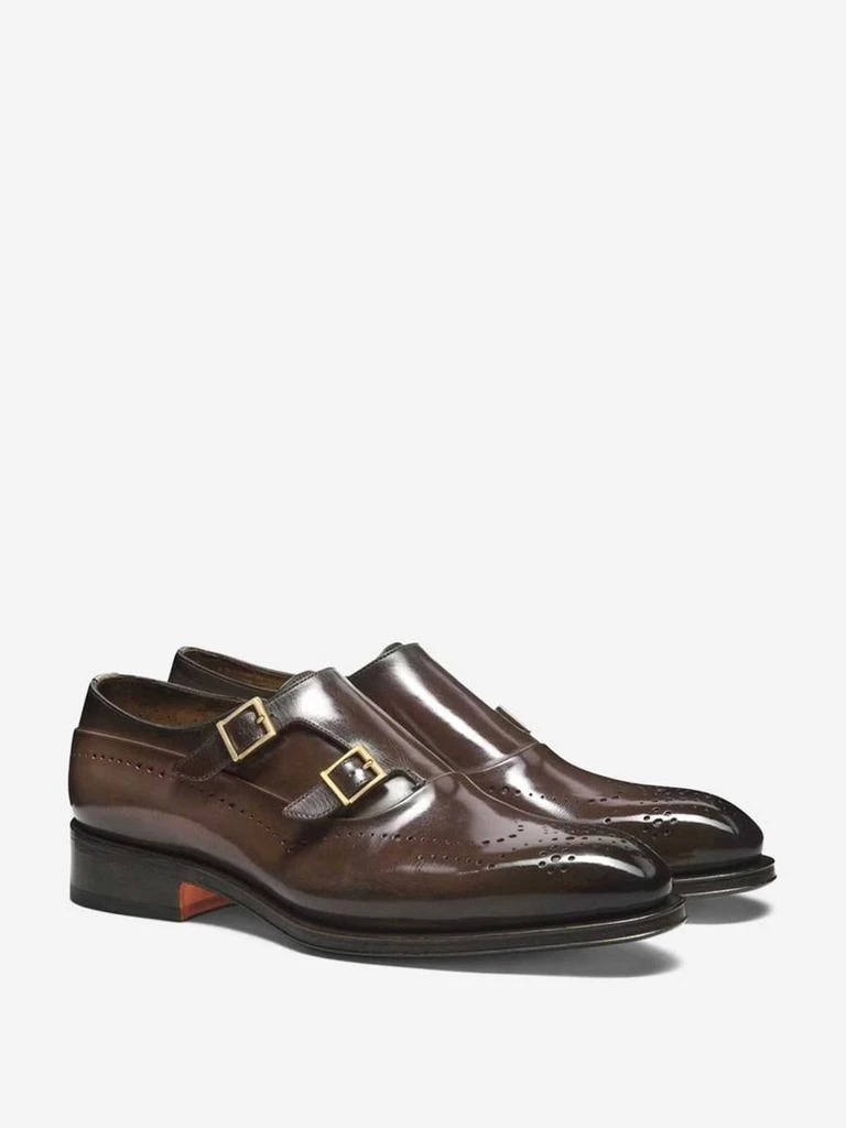 Santoni Santoni Brogue Buckle Shoes 2